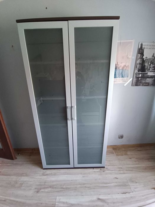 Szafa Przeszklona 100 cm szerokość 198 cm wysokość 41 cm głębokość