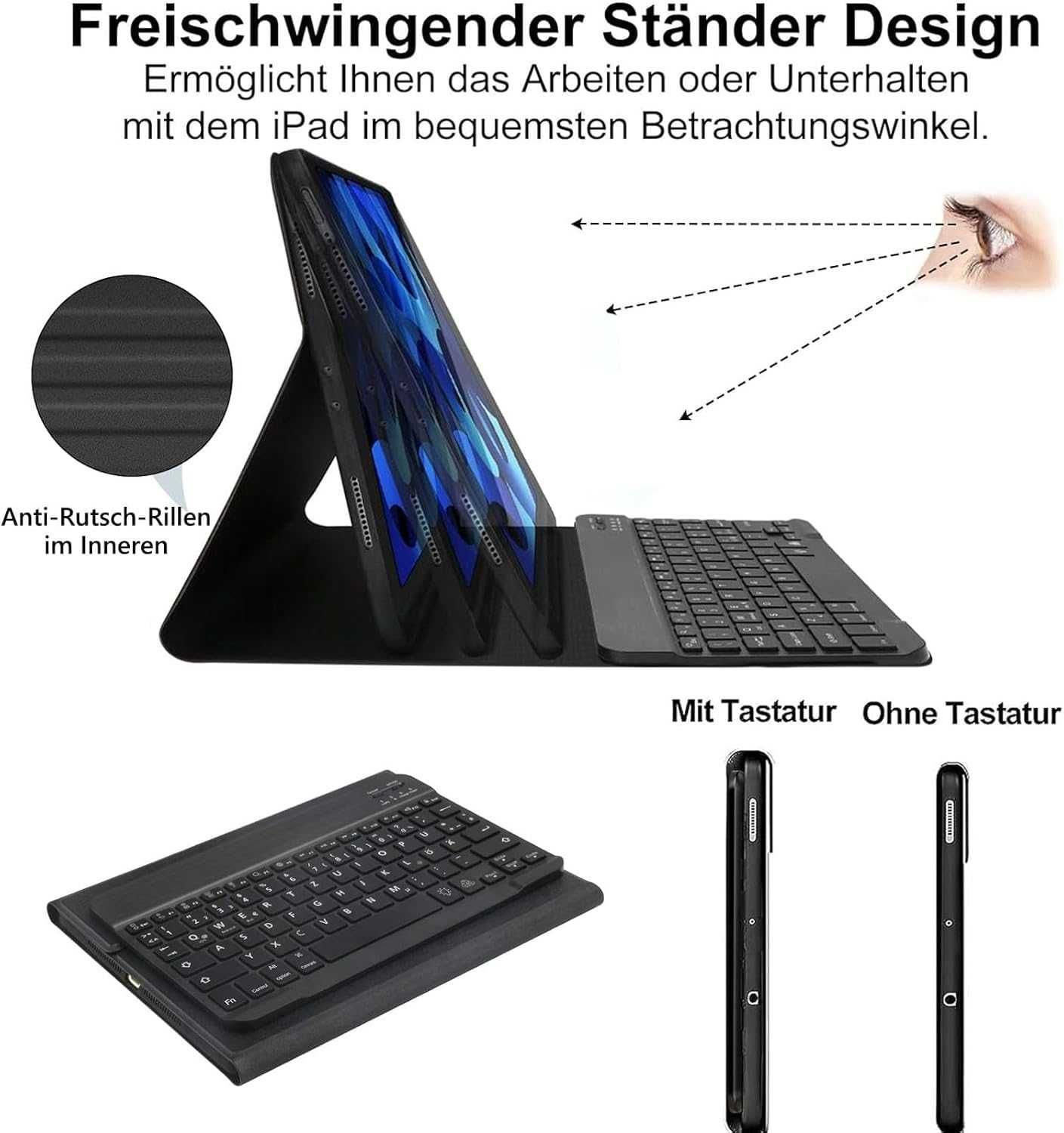 AVNICUD Etui na klawiaturę do iPad Air 5 / 4 / iPad Pro 11 cali