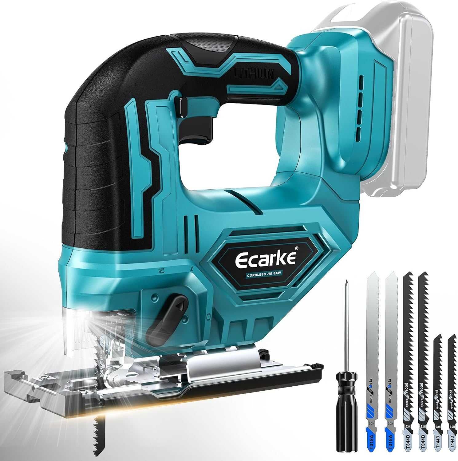 Wyrzynarka Akumulatorowa Ecarke 750W do akumulatorów 18 v makita