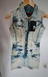 Nowa jeansowa sukienka jeans s 36 biała Mini