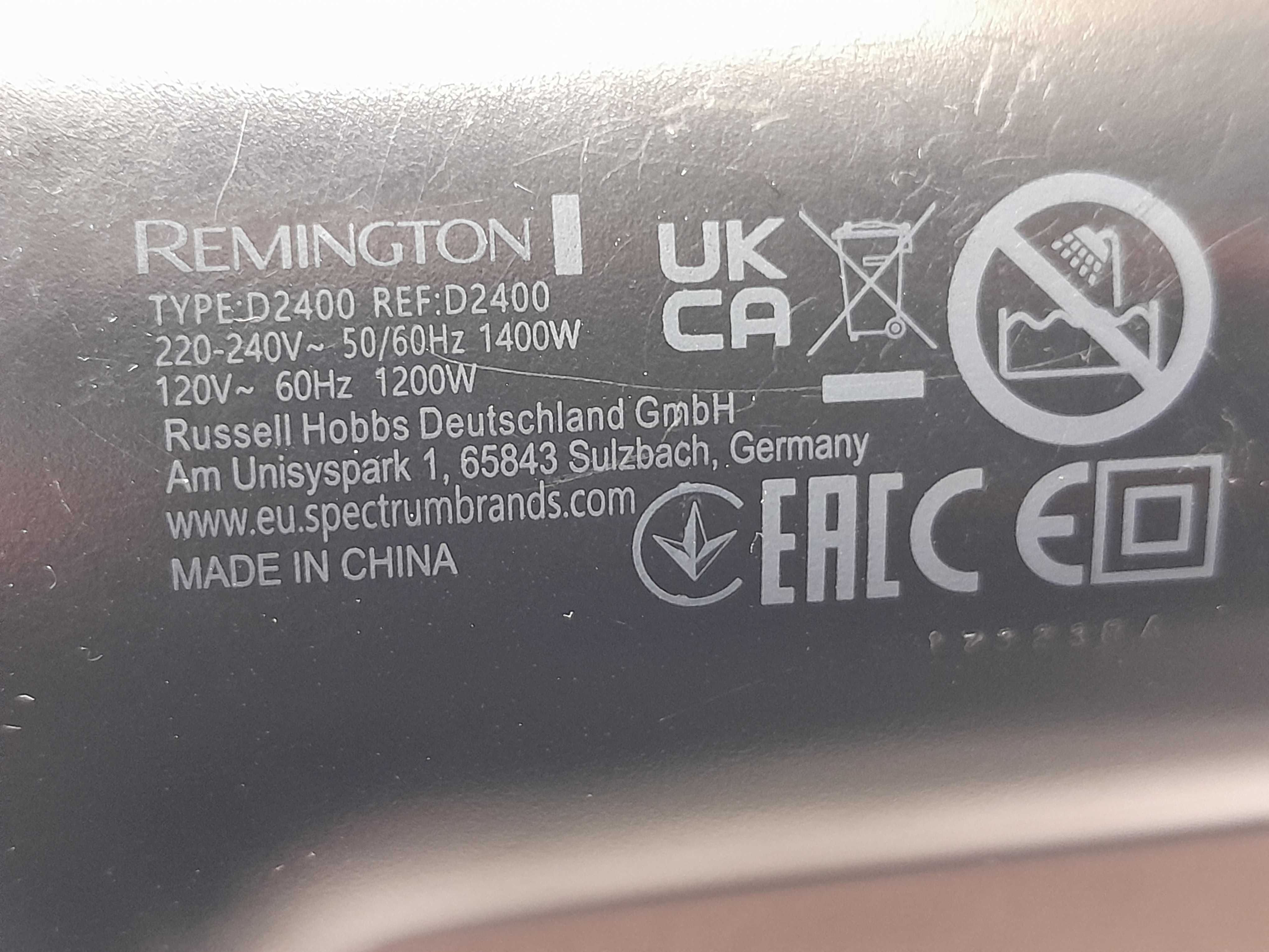 Suszarka do włosów turystyczna Remington D2400 powystawowa outlet