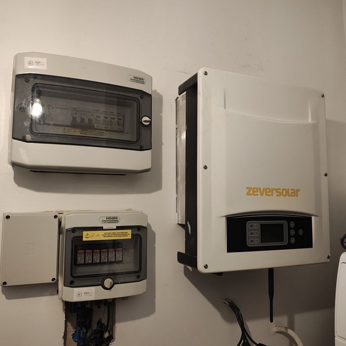 Falownik po instalacji 7.15