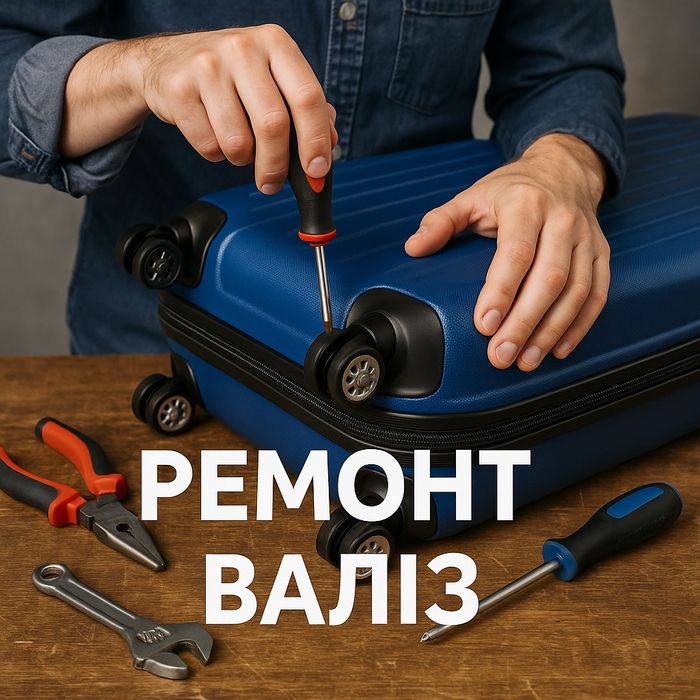 Ремонт валіз,  ремонт чемоданов