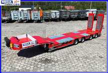 Mega Niskopodwoziowa 70 T DMC Kombajny, maszyny budowlane 18,60 m długości !!!  .: Z PLACU :. 4 x ZAGŁĘBIANA, osie 2+2 skrętne, najazdy hydr. + PTO !!