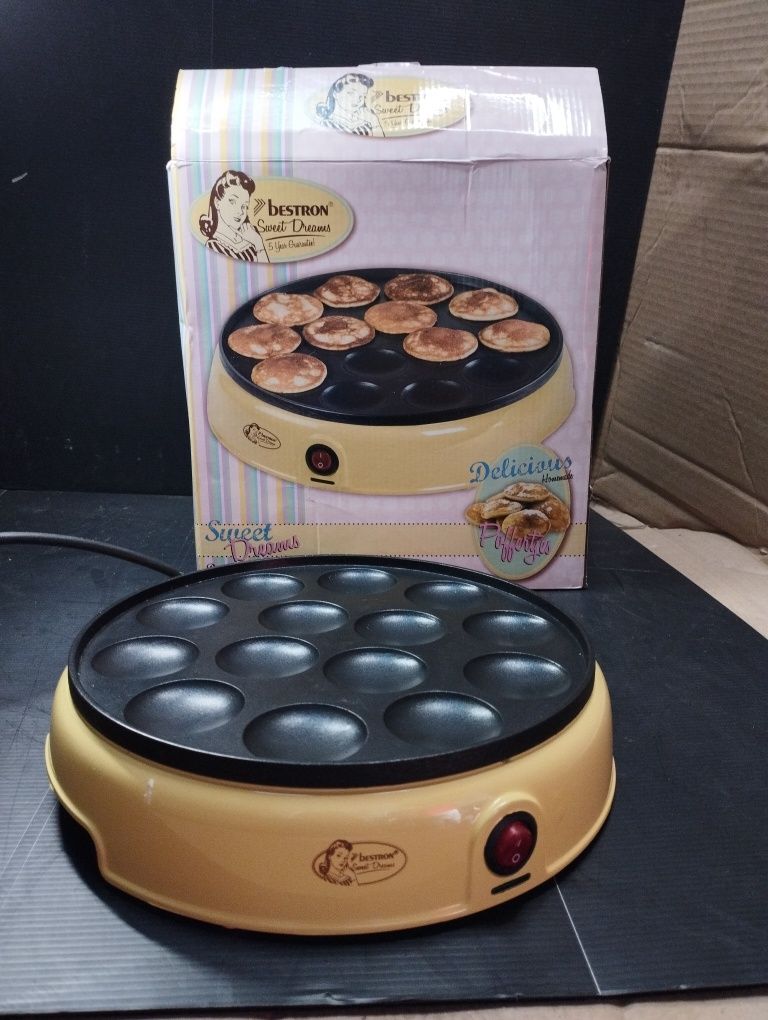 Bestron Poffertjes urządzenie w stylu retro