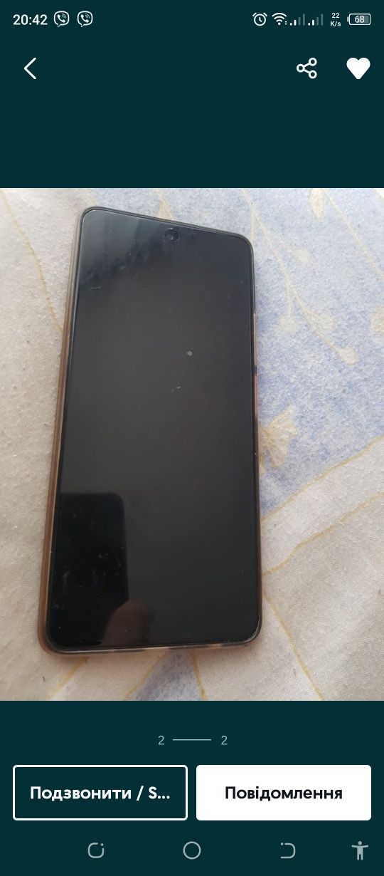 Смартфон Tecno pova-2 le7n 4/128gb,акамулятор 7000мА/г,захисне скло,чо
