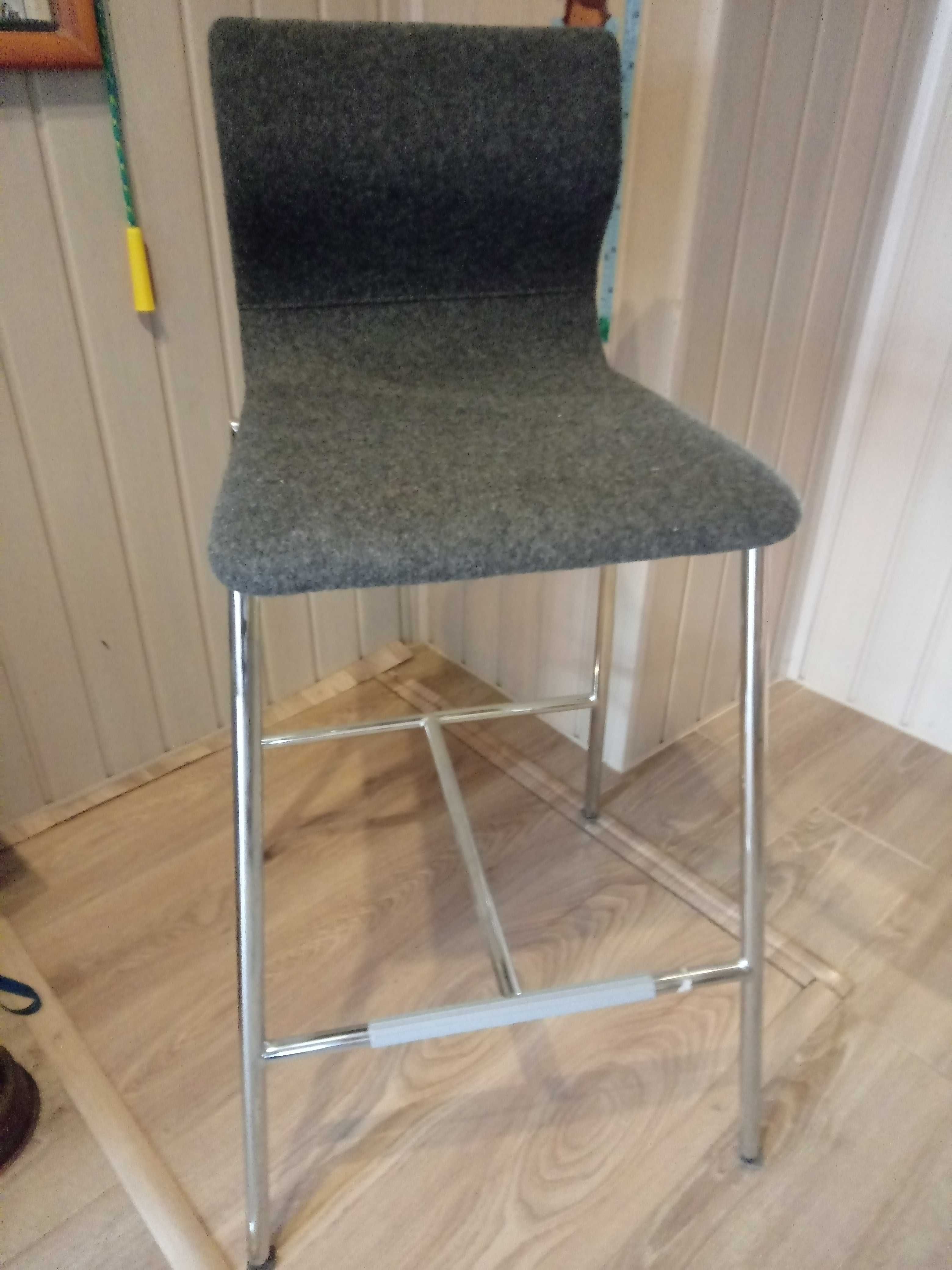 Hoker krzesło barowe tapicerowane