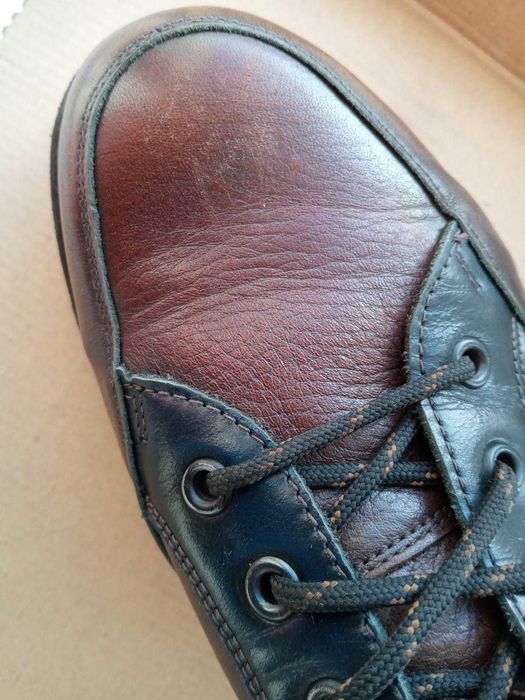 Чоловічі черевики зимові чоботи шкіряні коричневі утеплені