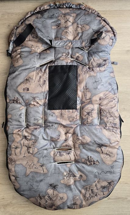 Makaszka Śpiworek Premium Do Wózka 12-36m Treasure Islands