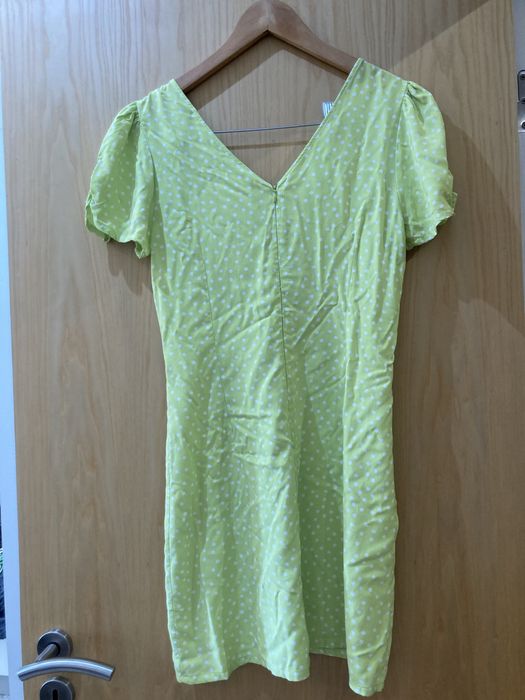 Vestido Verde Alface Curto