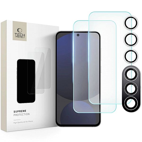 Szkło Hartowane Tech-Protect Supreme Set Galaxy S24 Fe Clear