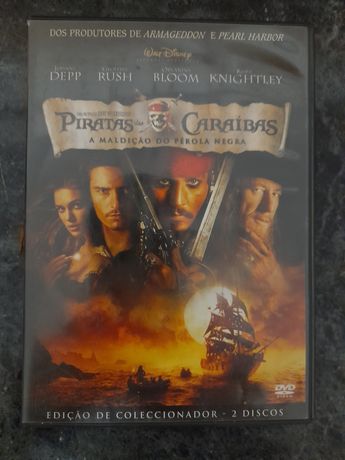DVD Piratas das Caraíbas - Versão 2 DVDS e Fyler