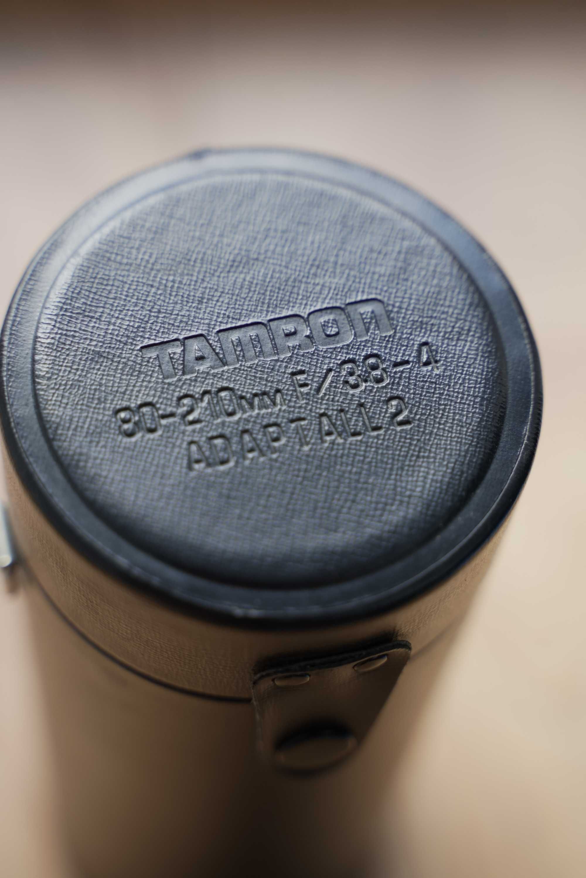 Obiektyw manualny Tamron 80-210 F4 adapter Sony + filtr UV MACRO