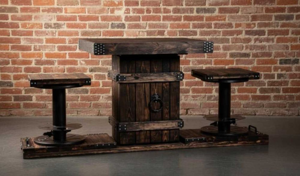 Zestaw mebli- skrzynia/browar/restauracja/studio tatuażu/barber