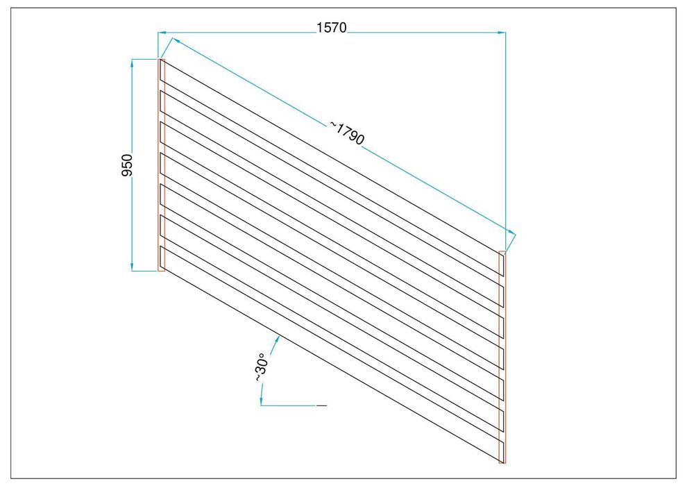 24 przęsła ogrodzenia aluminiowego NU - Euro Fences Polski producent