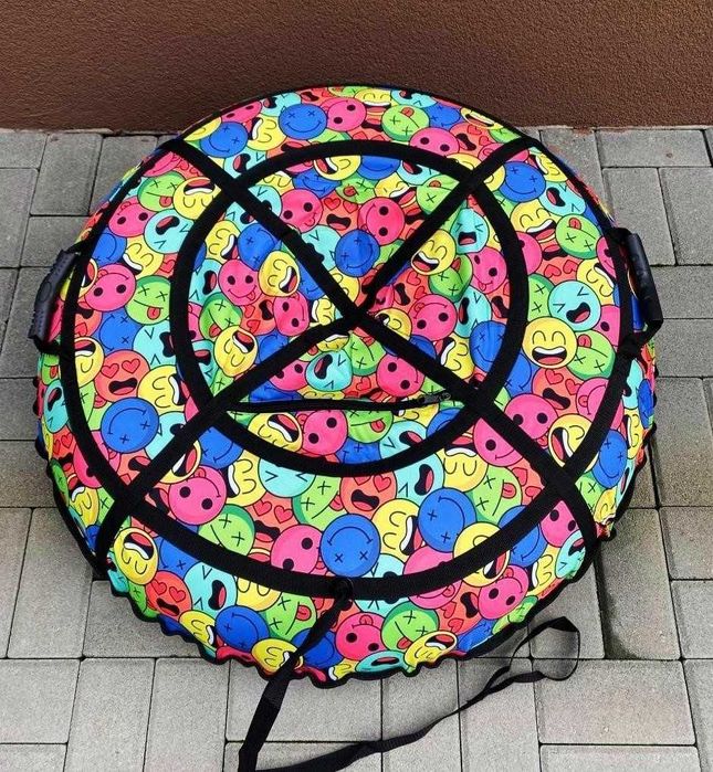 Тюбінг санки тюбинг плюшка таблетка ватрушка надувний міцний для снігу