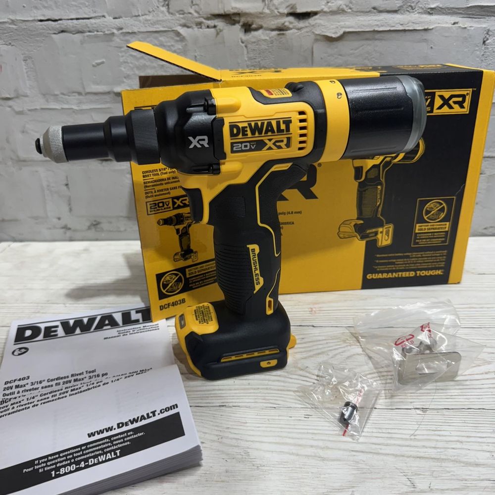 Акумуляторний заклепочник Dewalt DCF403 20V MAX