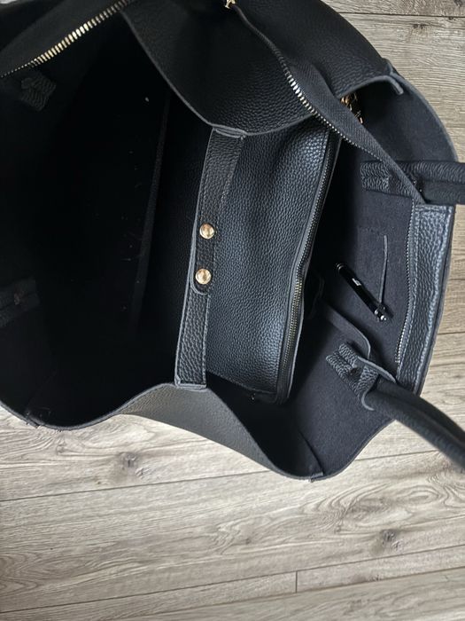 Torba shopper czarna