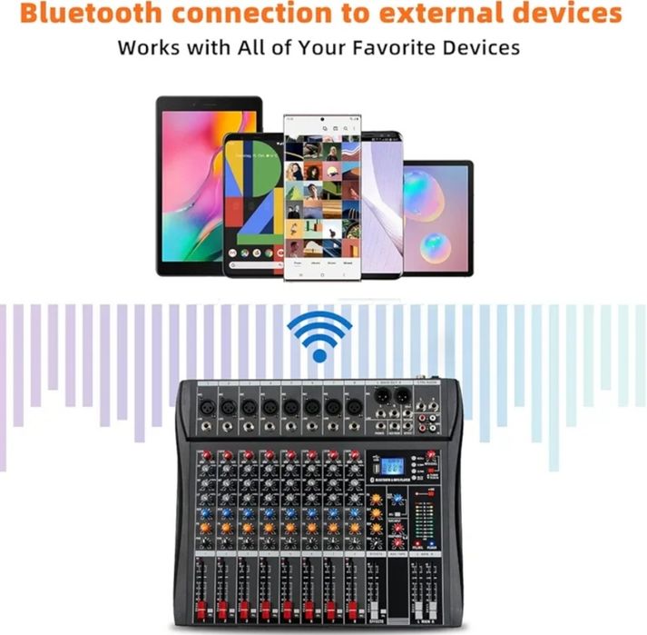 Depusheng DA8-8-канальний мікшерний пульт