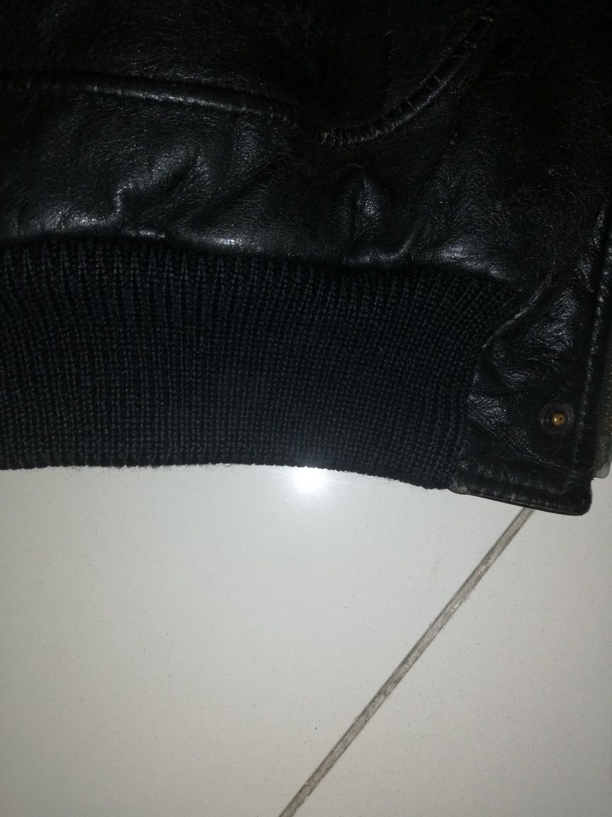 Blusão em pele Hugo Boss vintage T-L