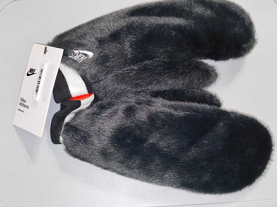 Rękawiczki Damskie Nike Mittens Czarne Rozm. XS-S Nowe z Metką
