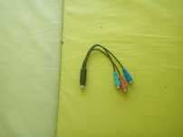 Przejściówka TV-OUT MINI-DIN 7 PIN - 3 RCA Chinchaach