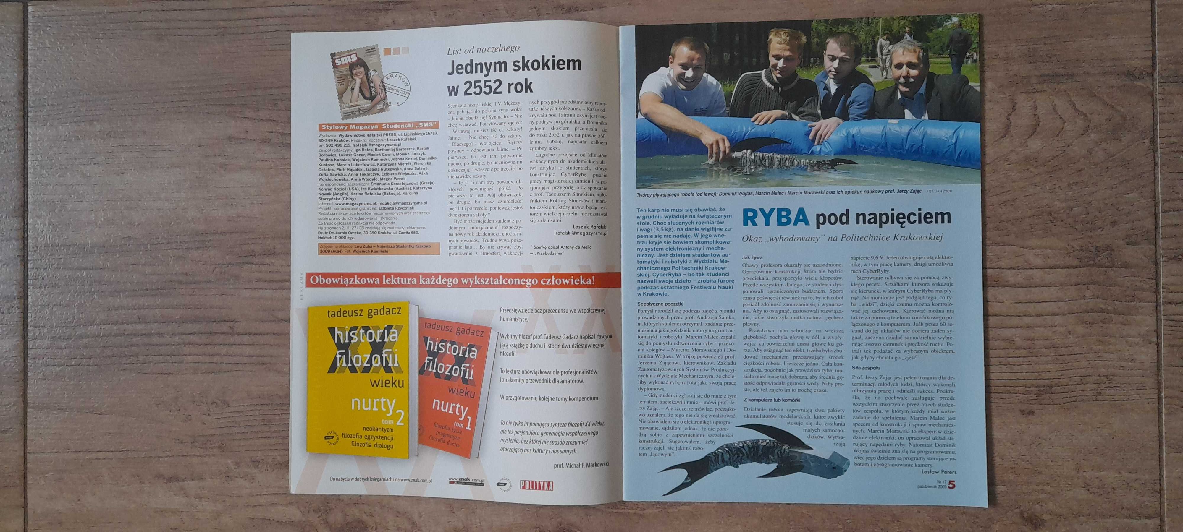 "Stylowy Magazyn Studencki SMS" - nr 17 (październik 2009 roku)