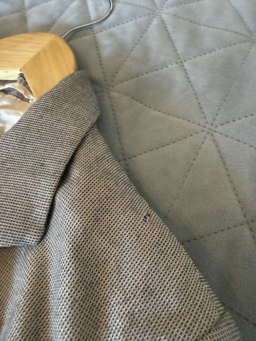 Женский пиджак в клетку