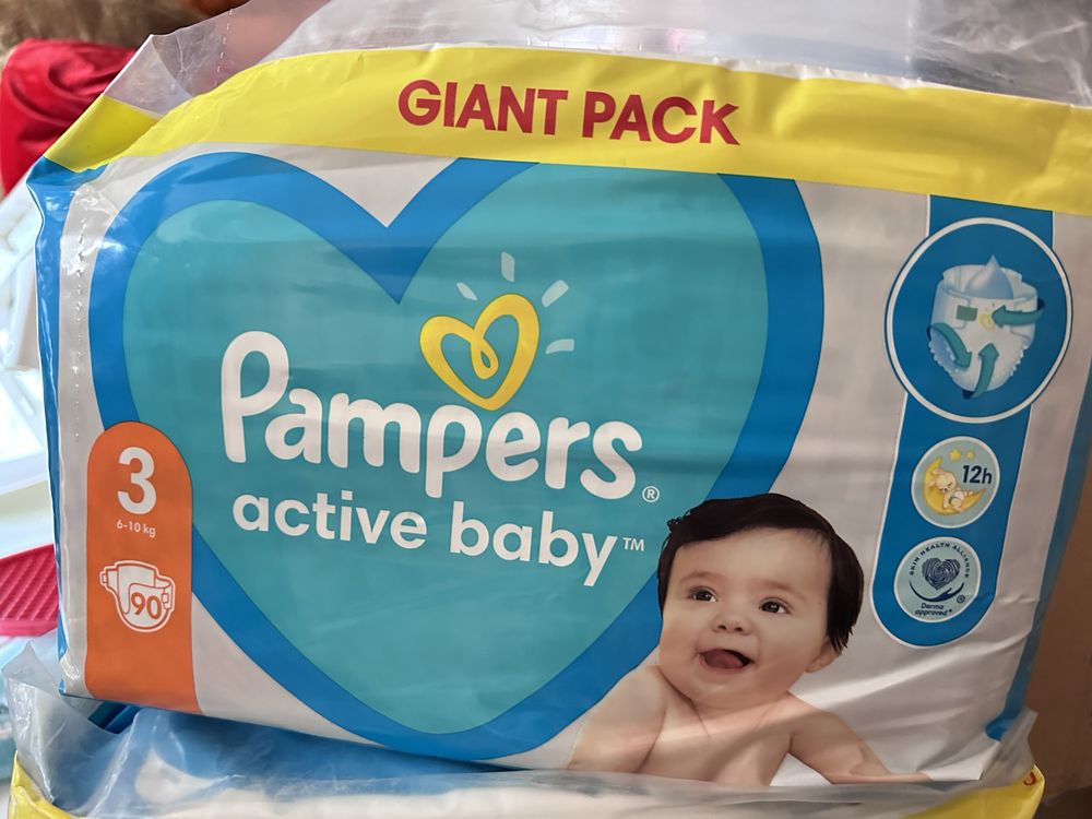 Pampers 3 разные новые