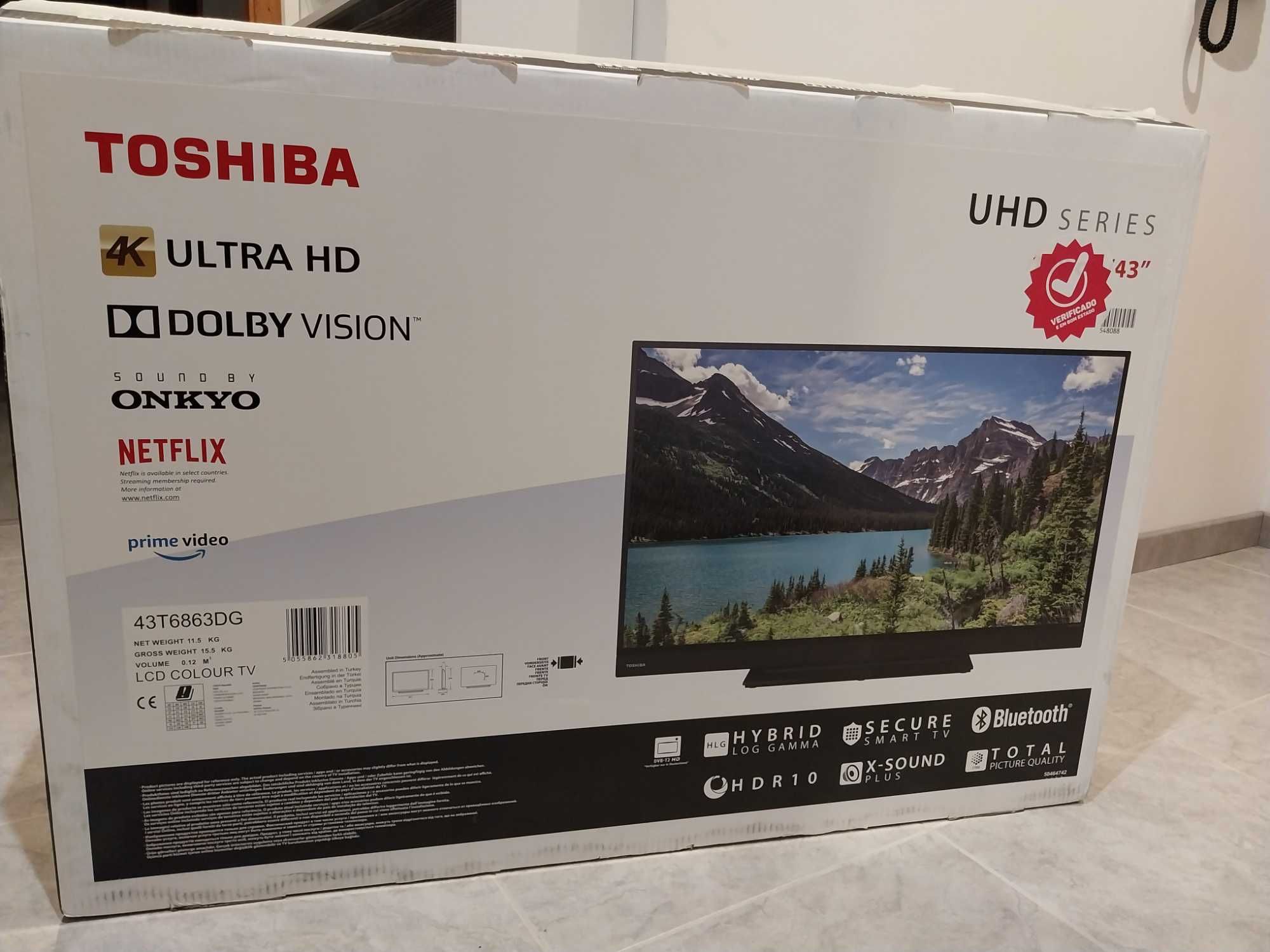 TV Toshiba 43 Polegadas Smart TV