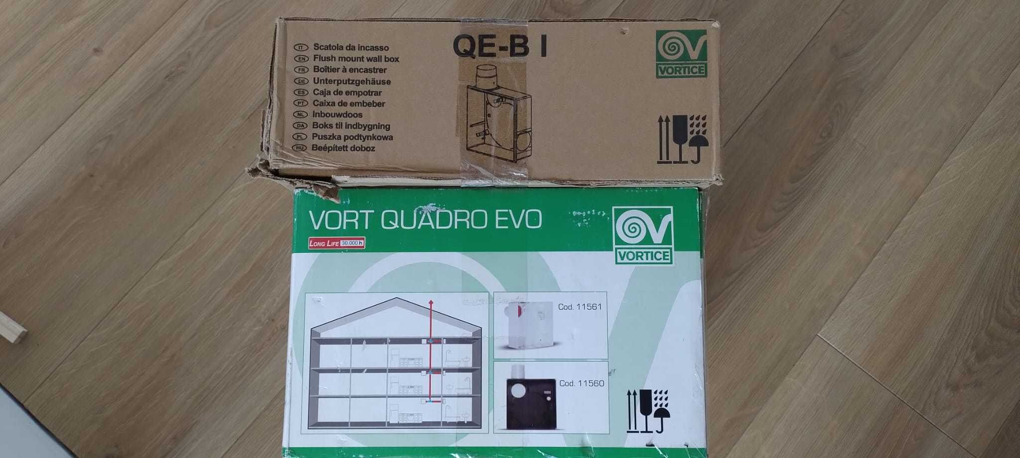 Vortice Quadro EVO QE 60/35 L - Wentylator kanałowy odśrodkowy