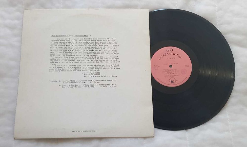 The Fall ‎– Totale's Turns (It's Now Or Never) LP 1980 Post-Punk