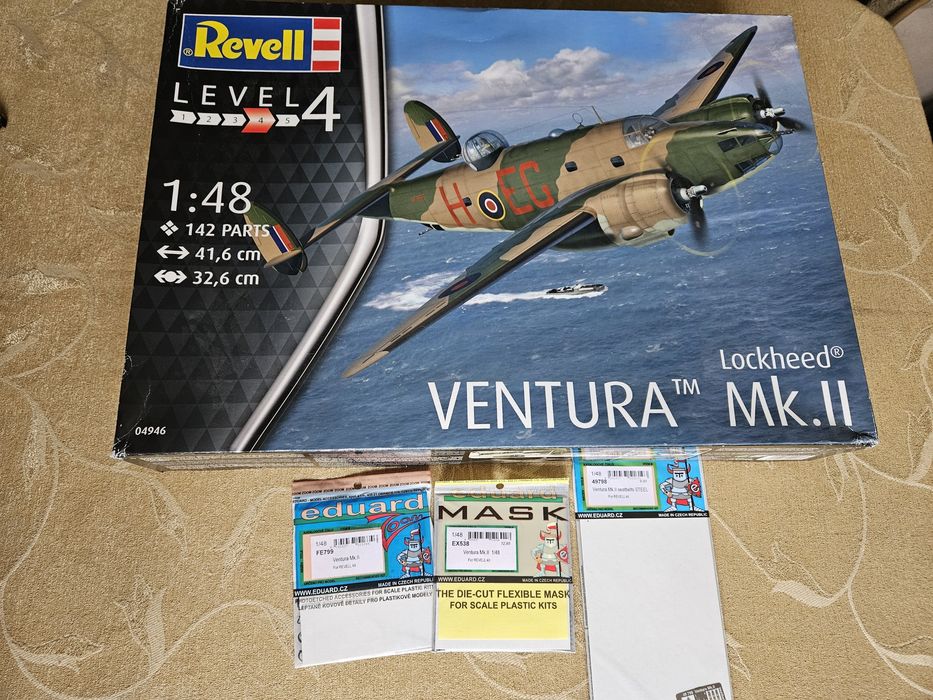 Lockheed Ventura Mk.II 1/48 Revell + 3 dodatki