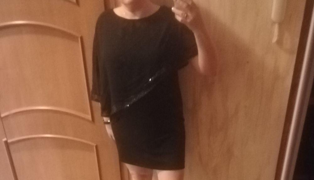 Sukienka z tiulem r48