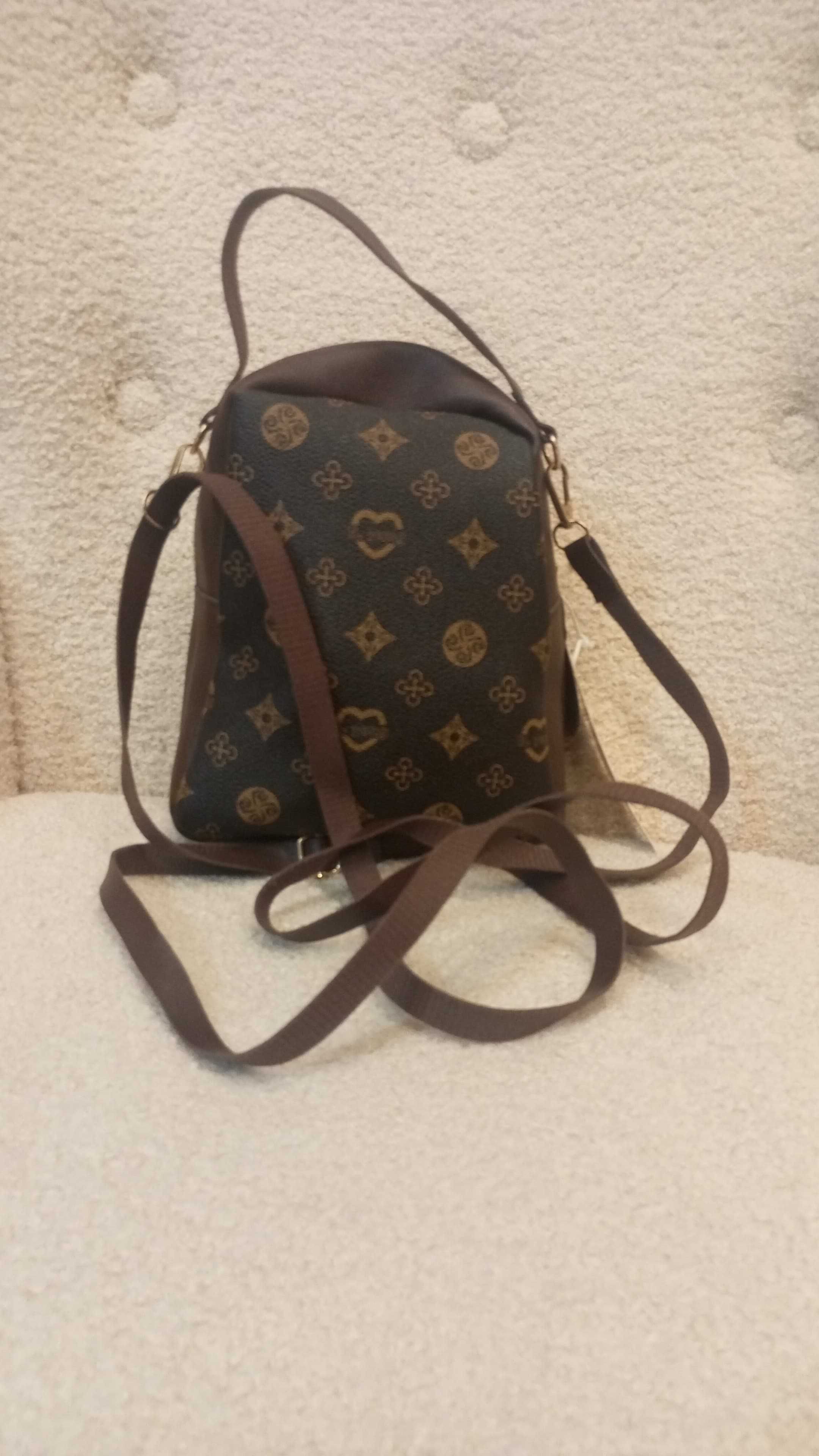 Pequena Mochilas Castanha