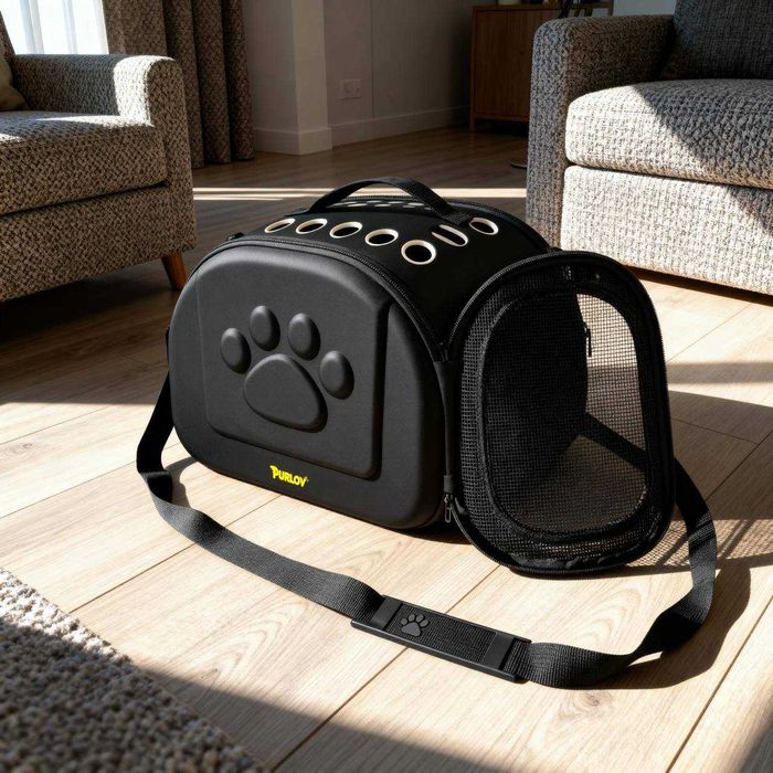 Składany Transporter dla Psa Kota Lekka Torba z Wentylacją Uniwersalna