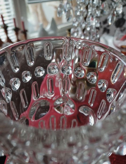 Piękny wazon grube szkło lata 70 Frantisek Peceny Union Glas Piękny !