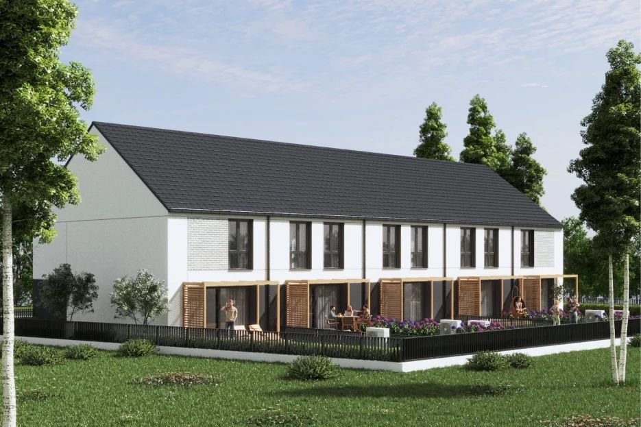 Bezrzecze dom w zabudowie szeregowej 122m2 ul. Maciejki-gotowy