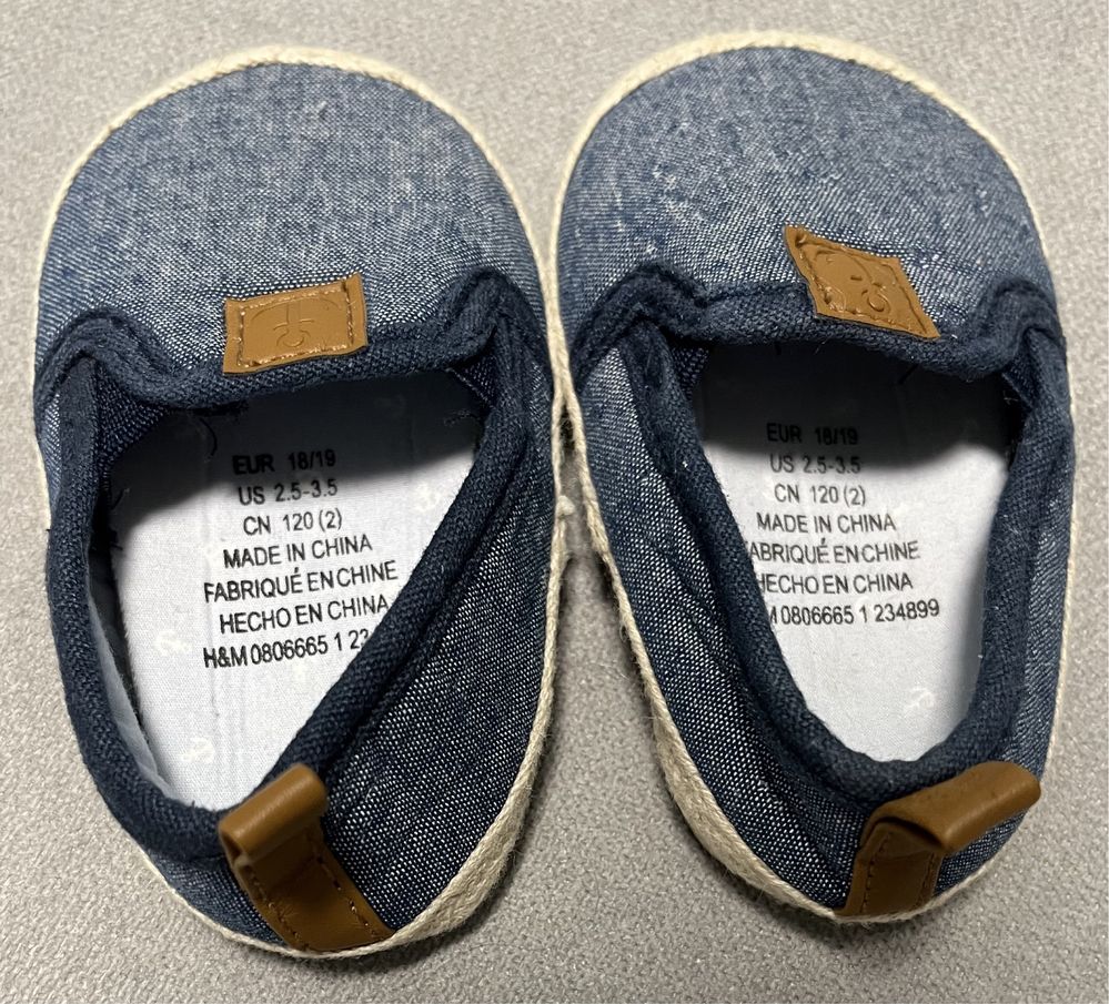 Nowe buty espadryle H&M rozmiar 18/19