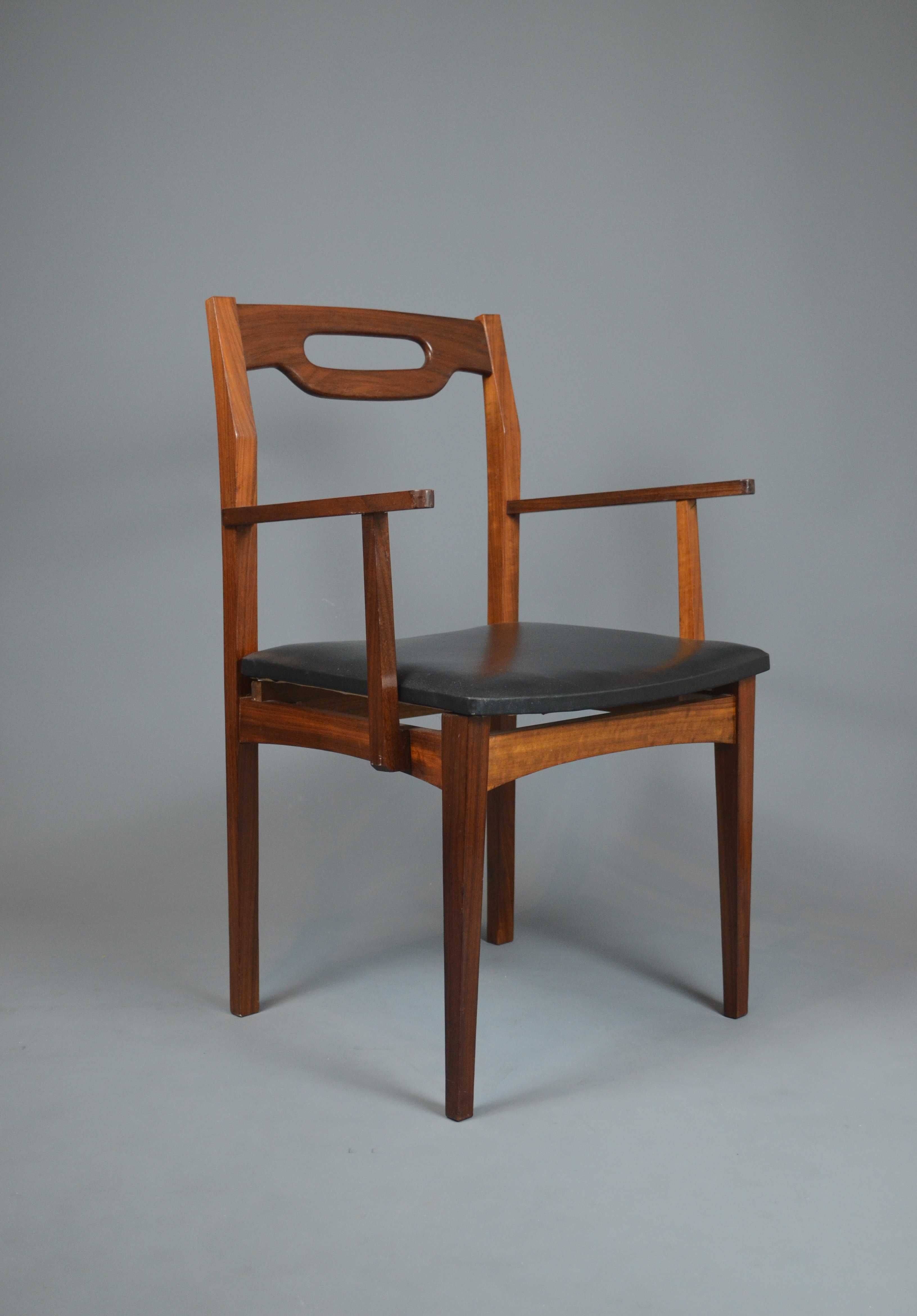 Conjunto de 5 cadeiras mid century