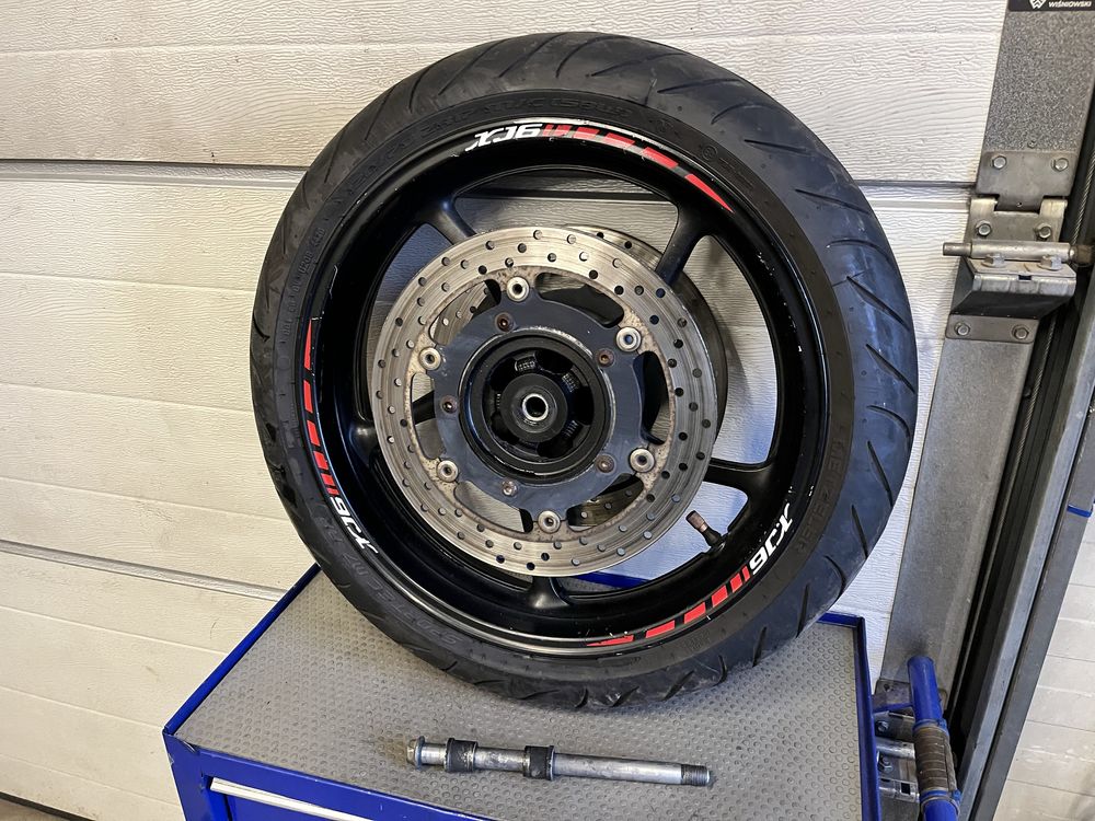 Koło yamaha xj6n felga tarcze hamulcowe oś