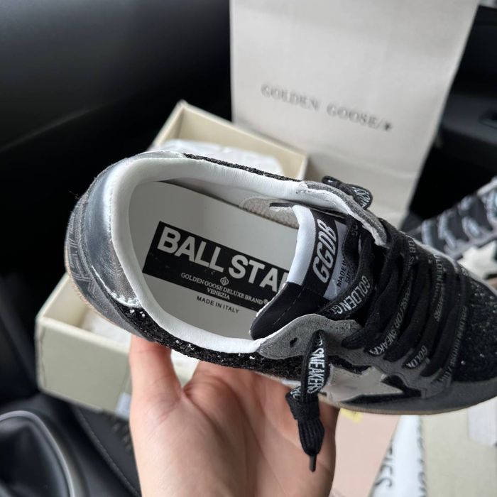 Жіночі кеди кросівки голден гуси Golden Goose black grey premium