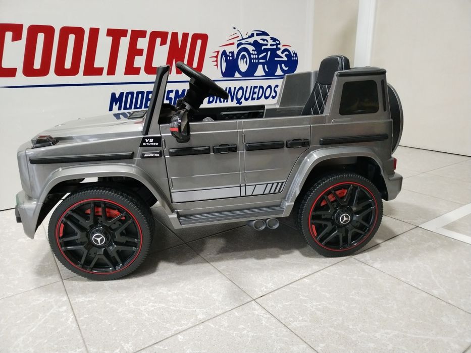 Carro eléctrico criança 12v rodas borracha Mercedes AMG g63