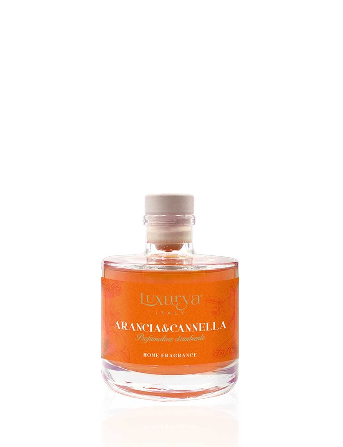 Dyfuzor zapachowy z patyczkami Luxurya Pomarańcza & Cynamon - 200 ml