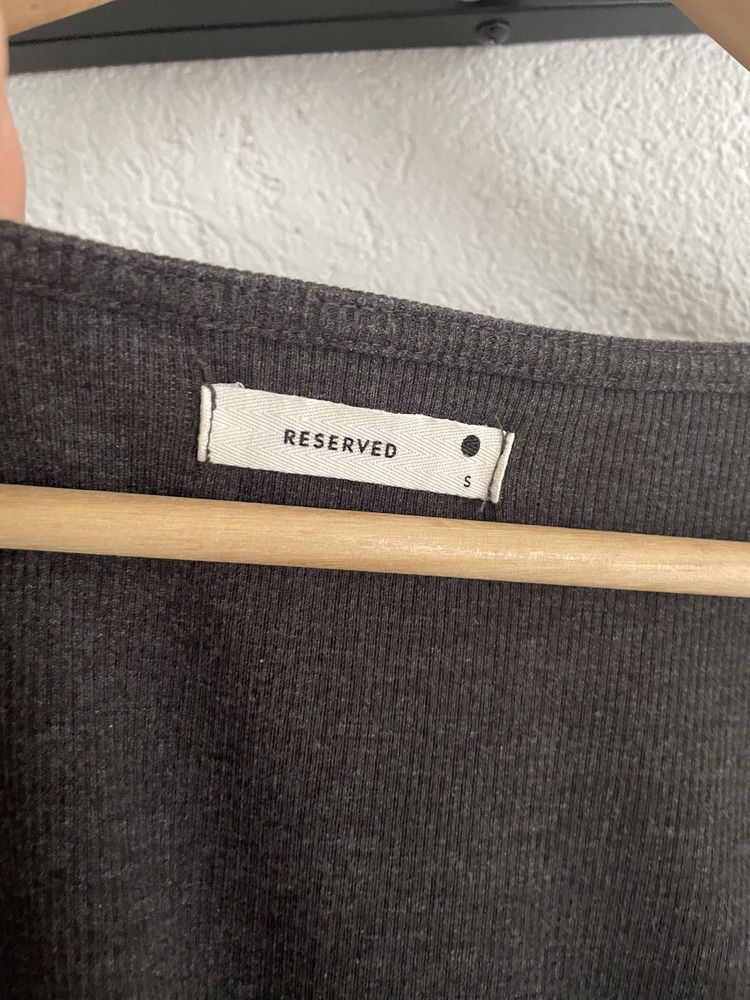 Sukienka RESERVED midi szara