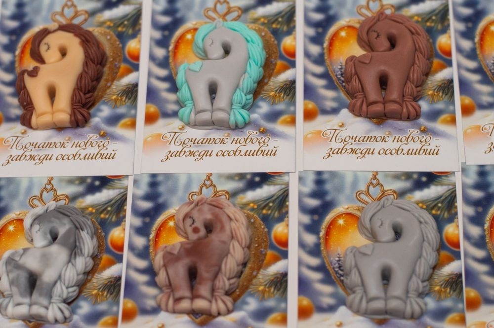 Конячка з косою міні мило. 10+1