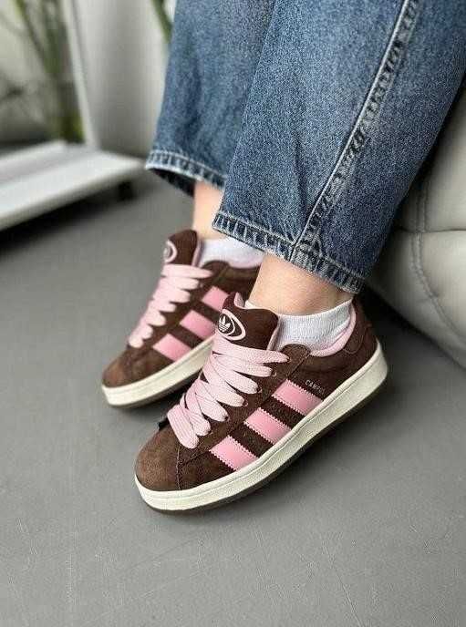 Женские кроссовки Adidas Campus 00s Dust Cargo Clear Pink 36-41 кампус