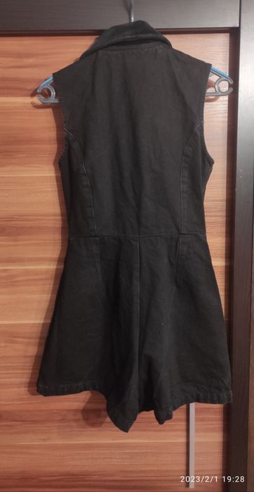 Kombinezon jeans River Island smokingowy