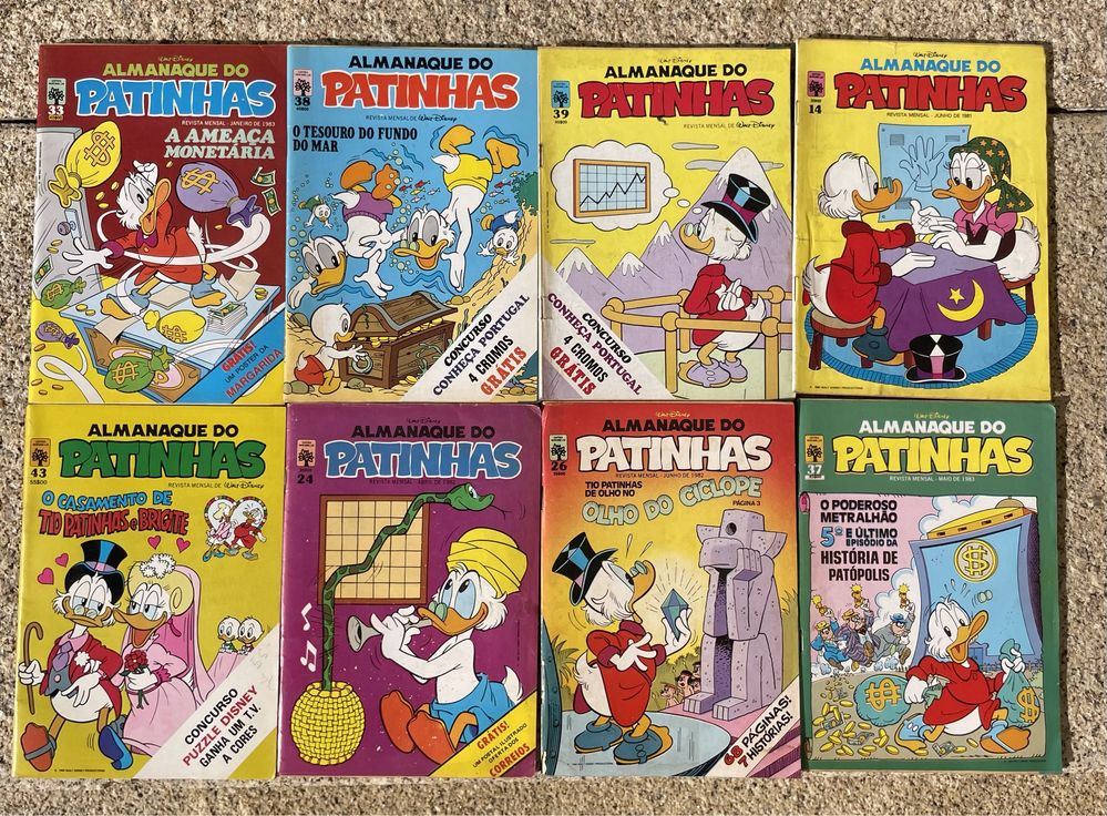 Revistas Disney banda desenhada Tio Patinhas