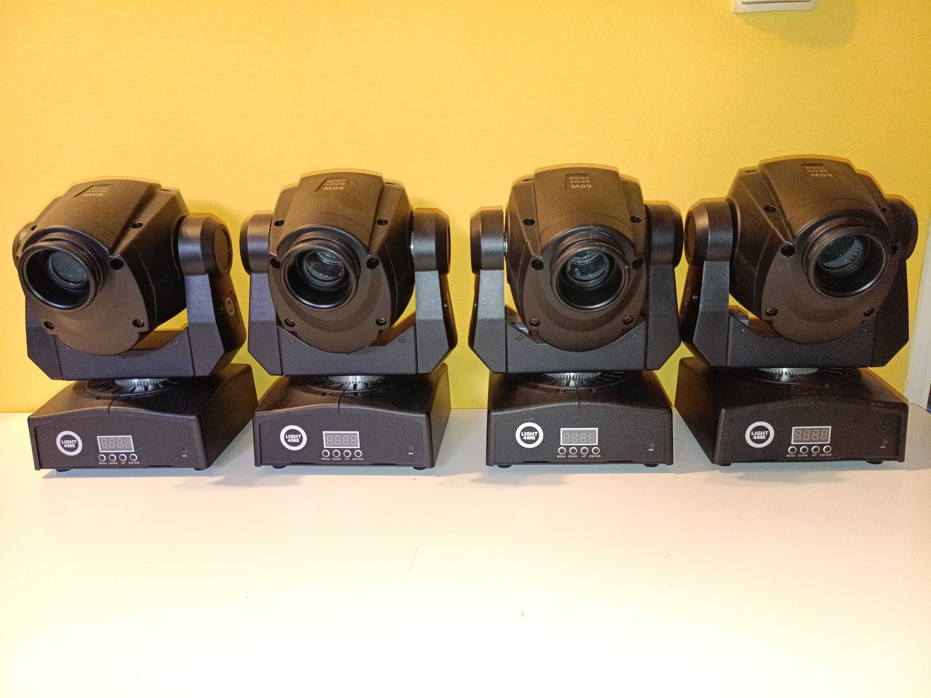 4x LIGHT4ME SMART SPOT 60 W PRISM - Głowy ruchome